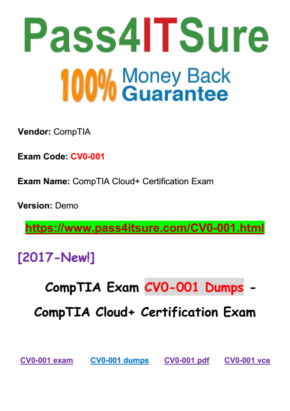 CV0-001 dumps