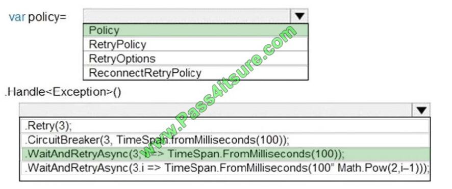 Pass4itsure AZ-203 exam questions-q6-2