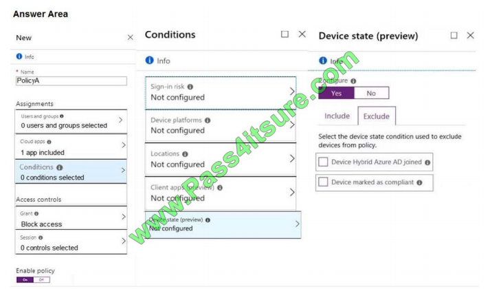 Pass4itsure Microsoft MD-101 exam questions q1