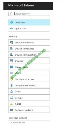 Pass4itsure Microsoft MD-101 exam questions q6