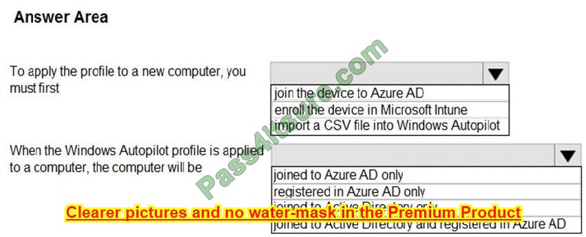 MD-101 exam questions 2-2